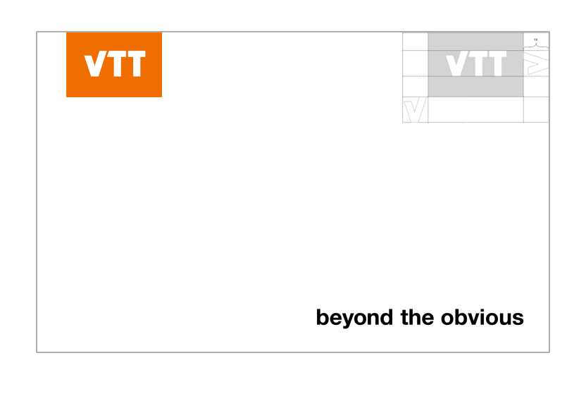 Logo safety area and position