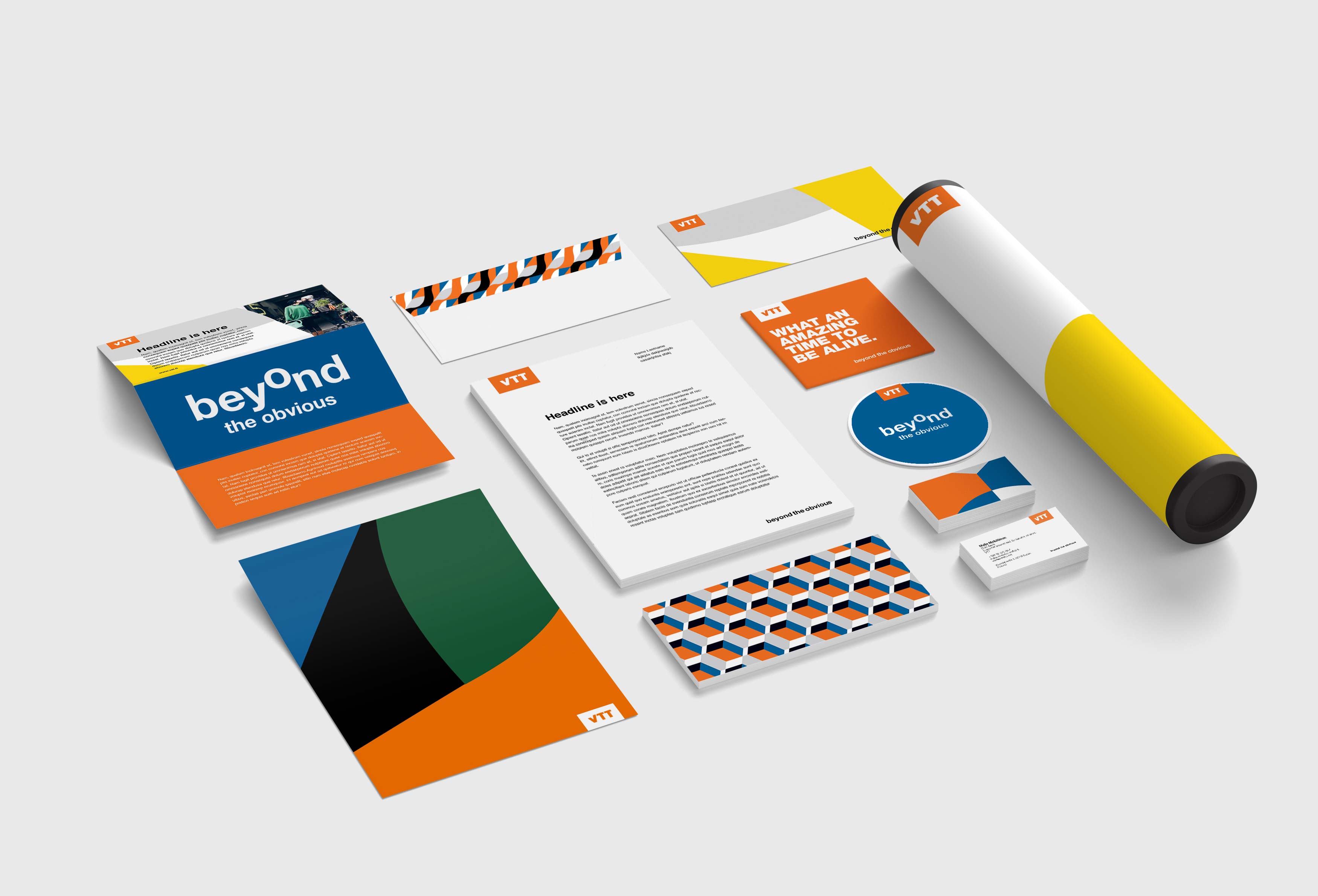 VTT stationery examples